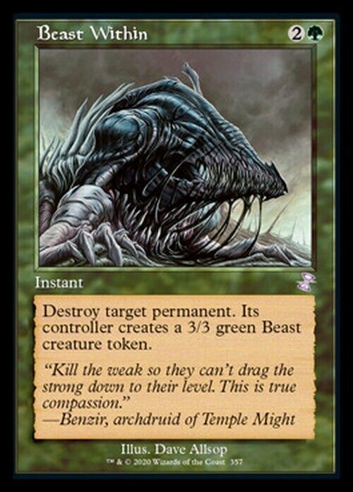 Beast Within ~ Time Spiral Remastered [ NearMint ] [ Magic MTG ] - London Magic Traders Limited