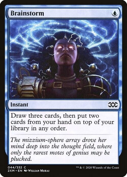 Brainstorm ~ Double Masters [ NearMint ] [ Magic MTG ] - London Magic Traders Limited