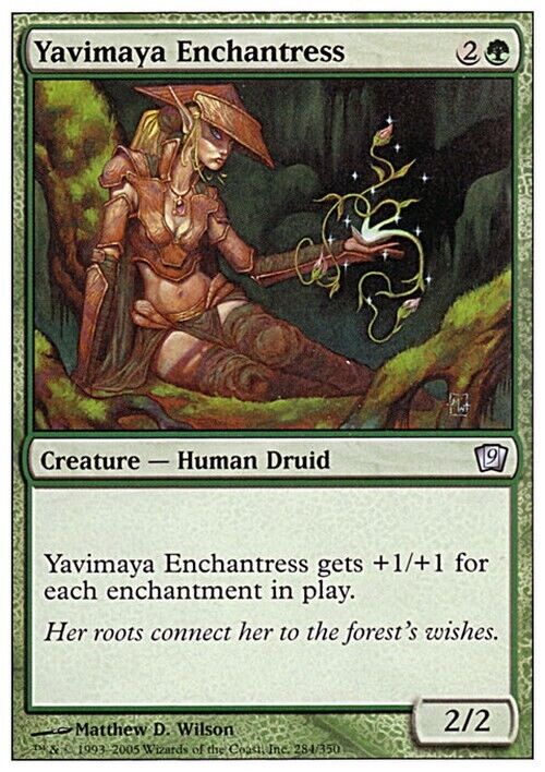 Yavimaya Enchantress ~ Ninth Edition [ Excellent ] [ Magic MTG ] - London Magic Traders Limited