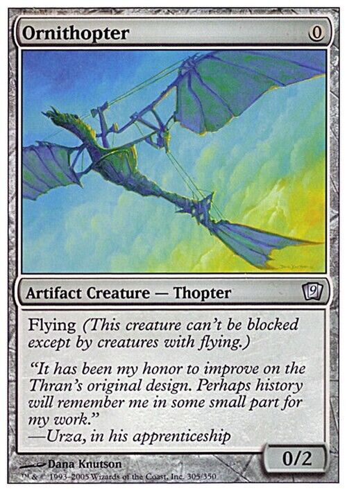 Ornithopter ~ Ninth Edition [ Excellent ] [ Magic MTG ] - London Magic Traders Limited