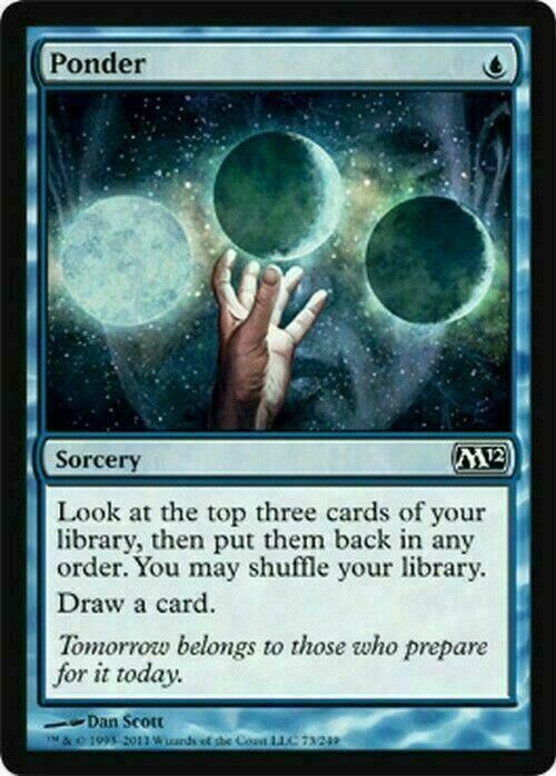 Ponder ~ Magic 2012 [ Excellent ] [ Magic MTG ] - London Magic Traders Limited