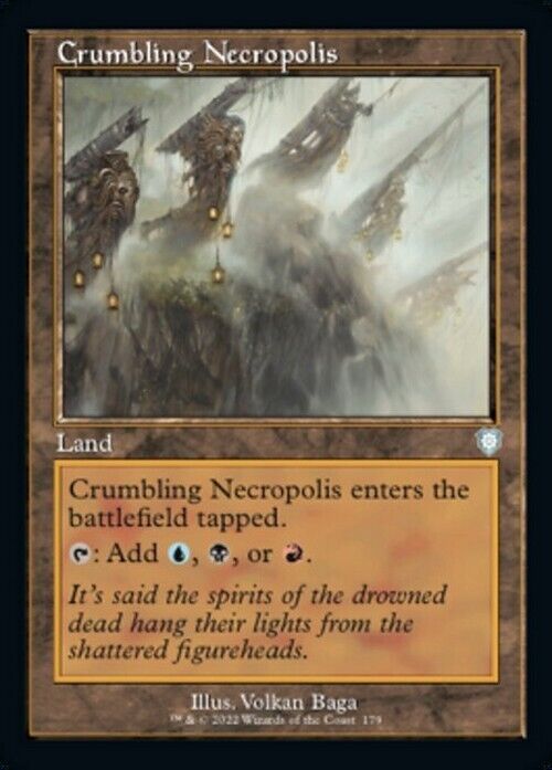 Crumbling Necropolis ~ Commander: The Brothers' War [ NM ] [ Magic MTG ] - London Magic Traders Limited