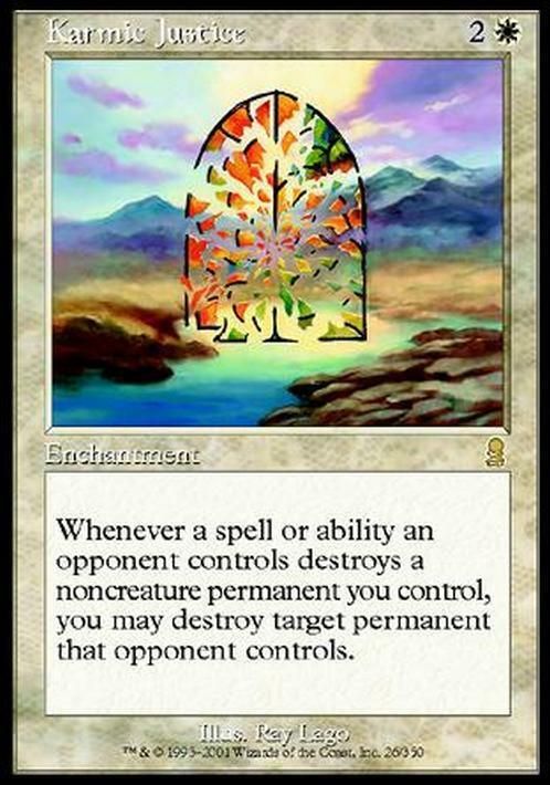 Karmic Justice ~ Odyssey [ Excellent ] [ Magic MTG ] - London Magic Traders Limited