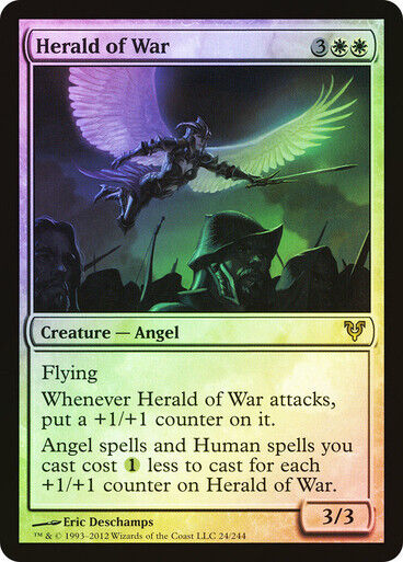 FOIL Herald of War ~ Avacyn Restored [ Excellent ] [ Magic MTG ] - London Magic Traders Limited