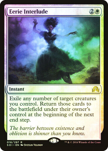 FOIL Eerie Interlude ~ Shadows over Innistrad [ Excellent ] [ Magic MTG ]