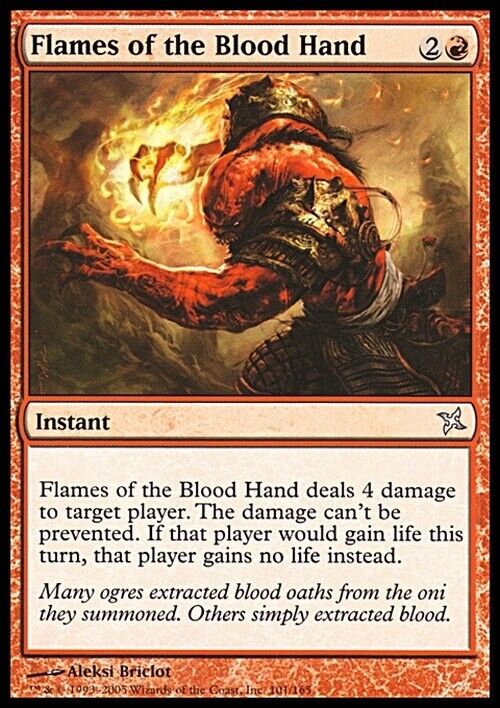 Flames of the Blood Hand ~ Betrayers of Kamigawa [ Excellent ] [ Magic MTG ] - London Magic Traders Limited