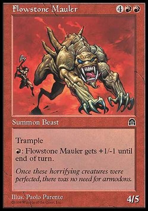 Flowstone Mauler ~ Stronghold [ Excellent ] [ Magic MTG ] - London Magic Traders Limited