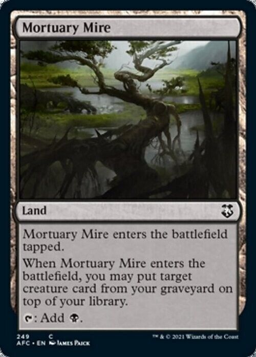 Mortuary Mire ~ Commander: Adventures in the Forgotten Realms [ NM ] [ MTG ] - London Magic Traders Limited