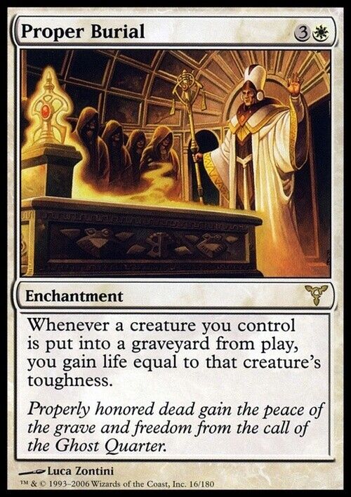 Proper Burial ~ Dissension [ Excellent ] [ Magic MTG ] - London Magic Traders Limited