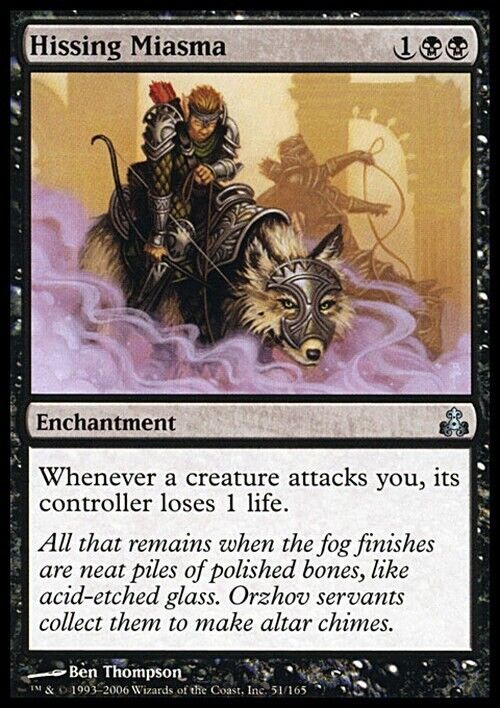 Hissing Miasma ~ Guildpact [ Excellent ] [ Magic MTG ] - London Magic Traders Limited