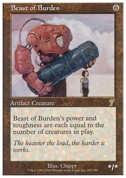 Beast of Burden ~ Seventh Edition [ Excellent ] [ Magic MTG ] - London Magic Traders Limited