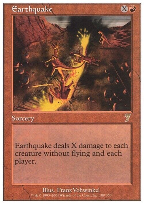 Earthquake ~ Seventh Edition [ MODERATELY PLAYED ] [ Magic MTG ] - London Magic Traders Limited