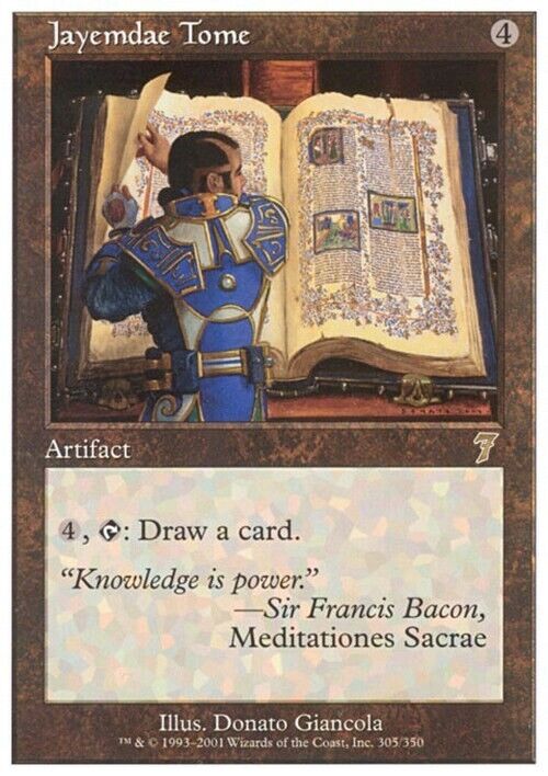 Jayemdae Tome ~ Seventh Edition [ MODERATELY PLAYED ] [ Magic MTG ] - London Magic Traders Limited