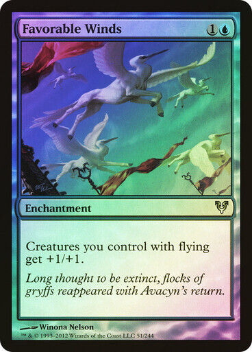 FOIL Favorable Winds ~ Avacyn Restored [ Excellent ] [ Magic MTG ] - London Magic Traders Limited