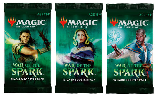 3 x Booster Pack ~ War of the Spark ~ Magic the Gathering MTG SEALED