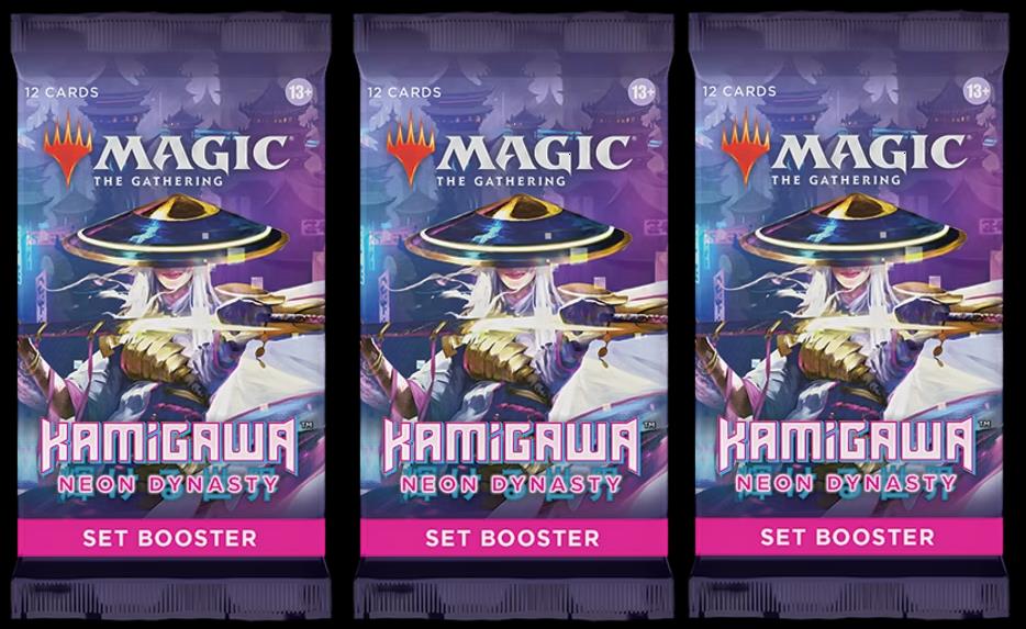 3 x SET Booster Pack ~ Kamigawa: Neon Dynasty ~ Magic the Gathering MTG SEALED - London Magic Traders Limited