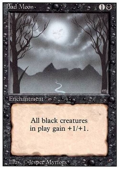 Bad Moon ~ Revised [ Excellent ] [ Magic MTG ] - London Magic Traders Limited
