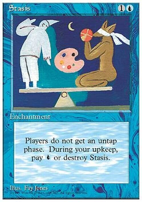 Stasis ~ Fourth Edition [ Excellent ] [ Magic MTG ] - London Magic Traders Limited