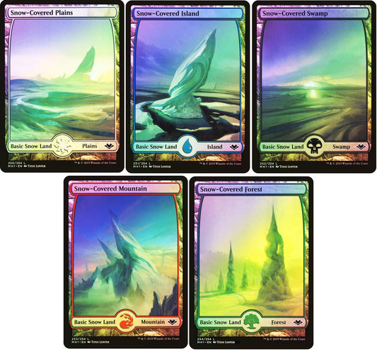 Choose your FOIL Snow-Covered Land ~ Modern Horizons [ NearMint ] [ Magic MTG ] - London Magic Traders Limited