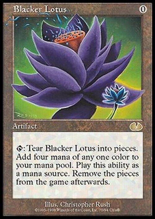 Blacker Lotus ~ Unglued [ NearMint ] [ Magic MTG ] - London Magic Traders Limited