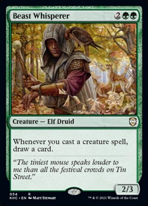 Beast Whisperer ~ Commander: Kaldheim [ NearMint ] [ Magic MTG ] - London Magic Traders Limited