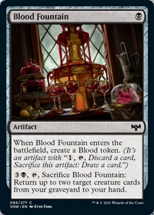 Blood Fountain ~ Crimson Vow [ NearMint ] [ Magic MTG ] - London Magic Traders Limited