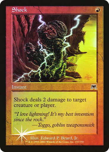 FOIL Shock ~ Onslaught [ Excellent ] [ Magic MTG ] - London Magic Traders Limited