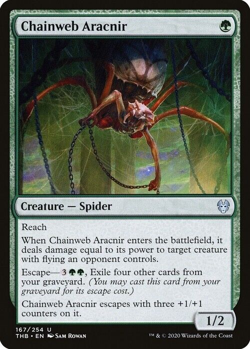 Chainweb Aracnir ~ Theros Beyond Death [ NearMint ] [ Magic MTG ] - London Magic Traders Limited