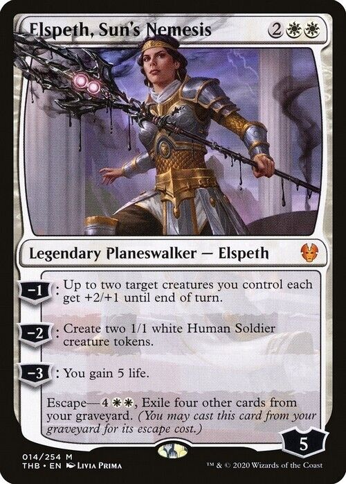 Elspeth, Sun's Nemesis ~ Theros Beyond Death [ NearMint ] [ Magic MTG ] - London Magic Traders Limited