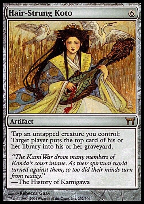 Hair-Strung Koto ~ Champions of Kamigawa [ Excellent ] [ Magic MTG ] - London Magic Traders Limited