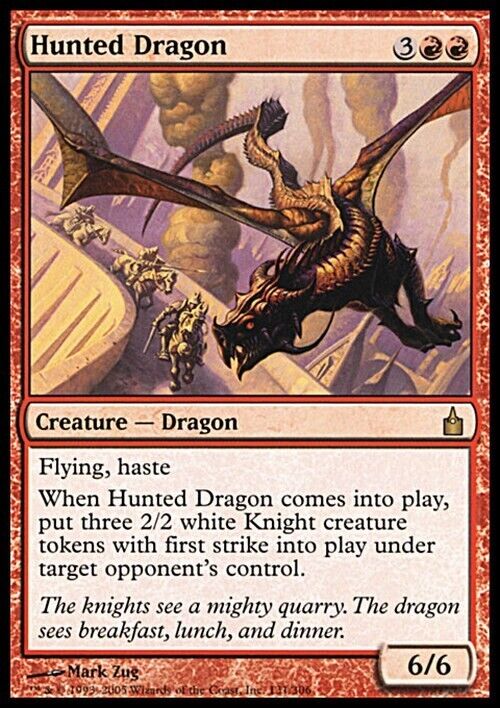 Hunted Dragon ~ Ravnica: City of Guilds [ Excellent ] [ Magic MTG ] - London Magic Traders Limited