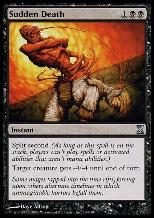 Sudden Death ~ Time Spiral [ Excellent ] [ Magic MTG ] - London Magic Traders Limited