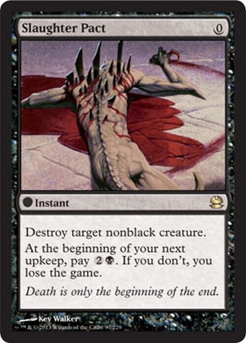 Slaughter Pact ~ Modern Masters 2013 [ Excellent ] [ Magic MTG ] - London Magic Traders Limited