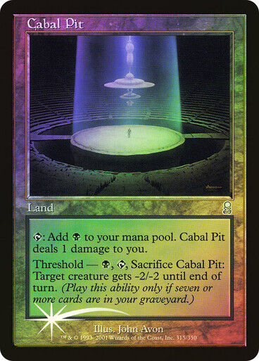 FOIL Cabal Pit ~ Odyssey [ NearMint ] [ Magic MTG ] - London Magic Traders Limited