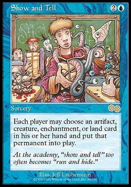 Show and Tell ~ Urza's Saga [ NearMint/Excellent+ ] [ Magic MTG ] - London Magic Traders Limited