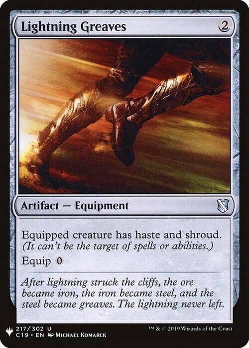 Lightning Greaves ~ Mystery Booster [ NearMint ] [ Magic MTG ] - London Magic Traders Limited