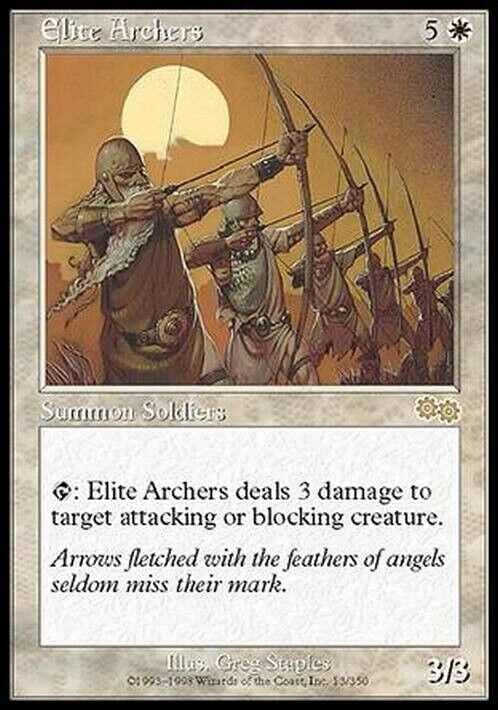 Elite Archers ~ Urza's Saga [ Excellent ] [ Magic MTG ] - London Magic Traders Limited