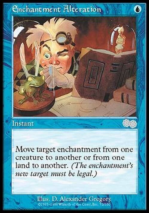Enchantment Alteration ~ Urza's Saga [ Excellent ] [ Magic MTG ] - London Magic Traders Limited
