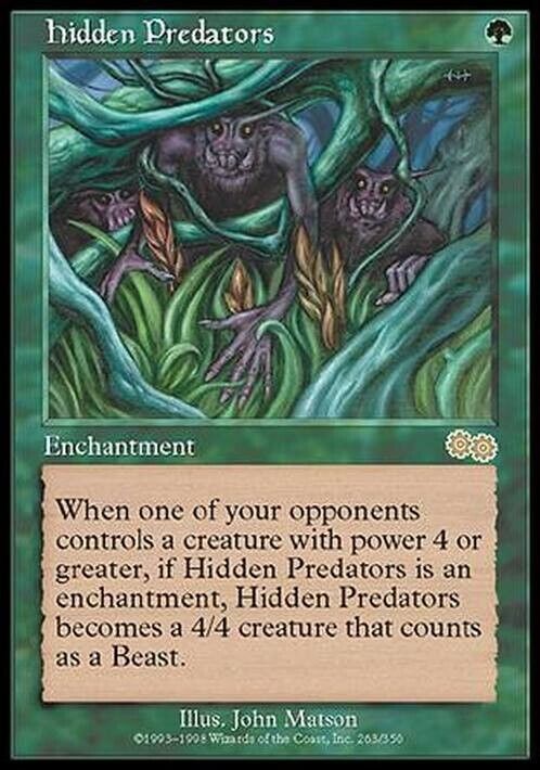 Hidden Predators ~ Urza's Saga [ Excellent ] [ Magic MTG ] - London Magic Traders Limited