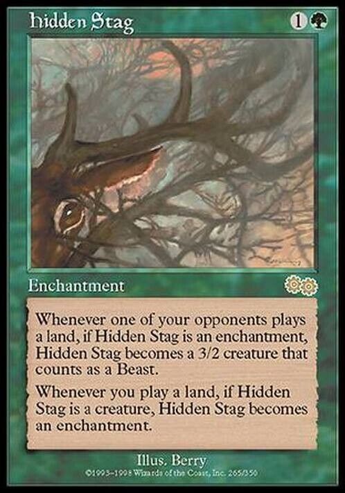 Hidden Stag ~ Urza's Saga [ Excellent ] [ Magic MTG ] - London Magic Traders Limited