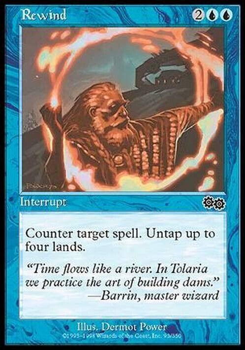 Rewind ~ Urza's Saga [ Excellent ] [ Magic MTG ] - London Magic Traders Limited