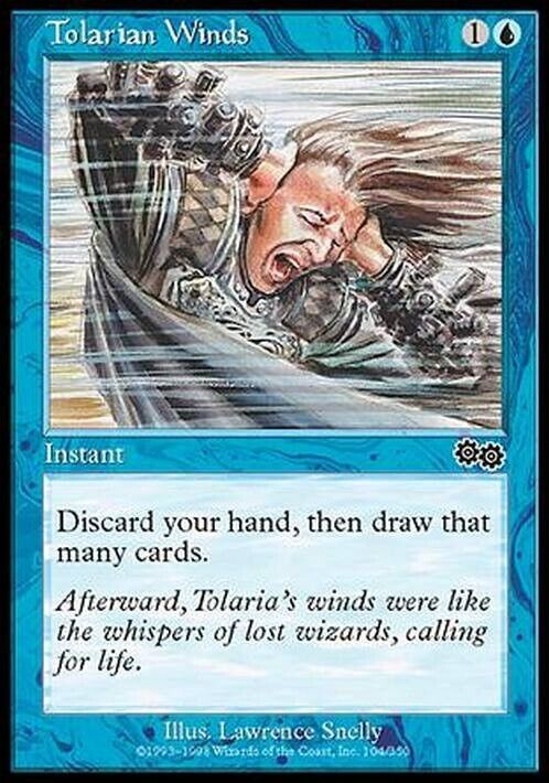 Tolarian Winds ~ Urza's Saga [ Excellent ] [ Magic MTG ] - London Magic Traders Limited