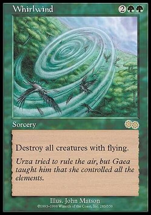 Whirlwind ~ Urza's Saga [ MODERATELY PLAYED ] [ Magic MTG ] - London Magic Traders Limited