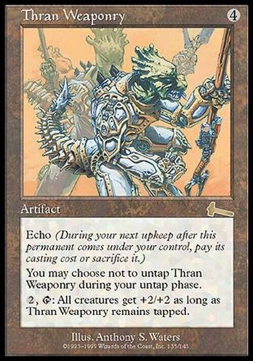 Thran Weaponry ~ Urza's Legacy [ Excellent ] [ Magic MTG ] - London Magic Traders Limited
