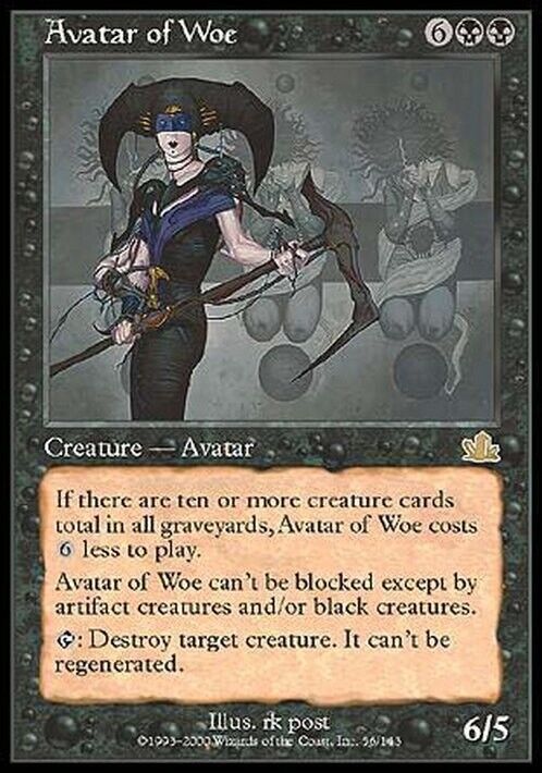 Avatar of Woe ~ Prophecy [ Excellent ] [ Magic MTG ] - London Magic Traders Limited