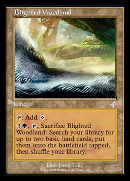 Blighted Woodland ~ Time Spiral Remastered [ Excellent ] [ Magic MTG ] - London Magic Traders Limited