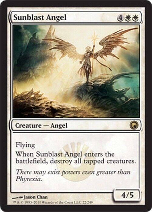 Sunblast Angel ~ Scars of Mirrodin [ Excellent ] [ Magic MTG ] - London Magic Traders Limited