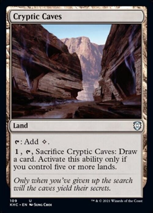 Cryptic Caves ~ Commander: Kaldheim [ NearMint ] [ Magic MTG ] - London Magic Traders Limited