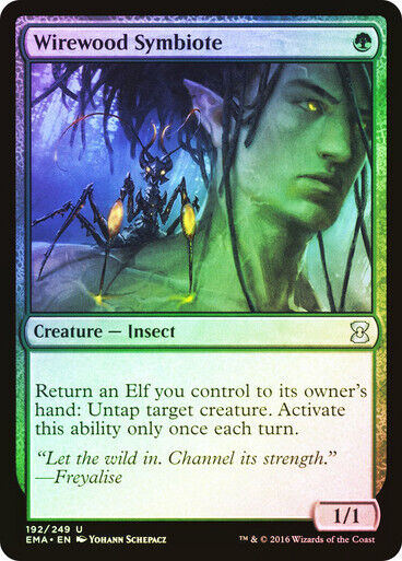 FOIL Wirewood Symbiote ~ Eternal Masters [ NM ] [ Magic MTG ] - London Magic Traders Limited
