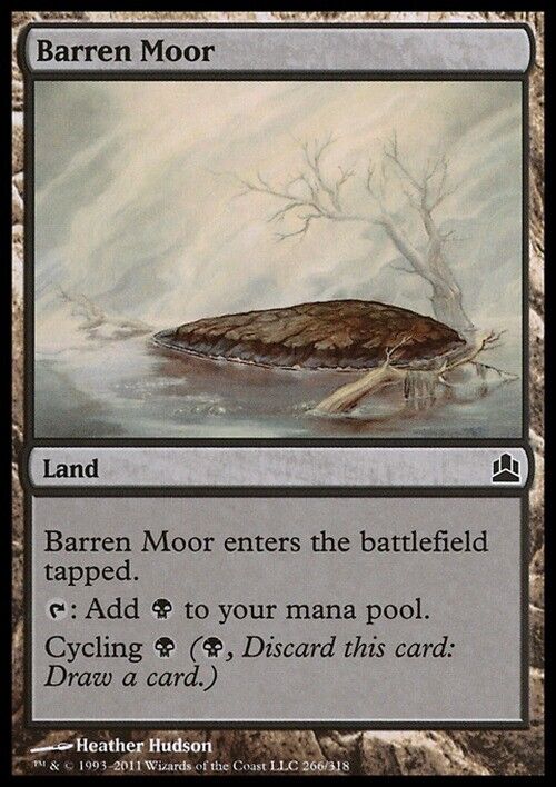 Barren Moor ~ Commander 2011 [ Excellent ] [ Magic MTG ] - London Magic Traders Limited